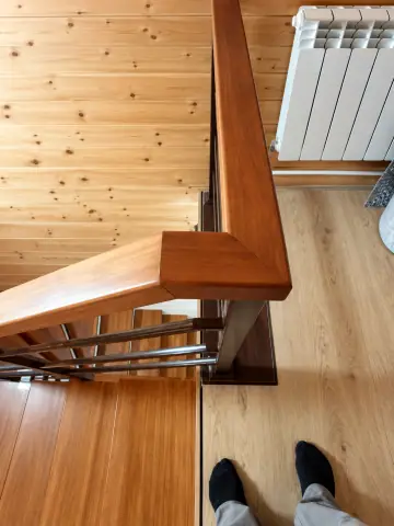 Лиственница, ригельное ограждение и подшивка — фото 7